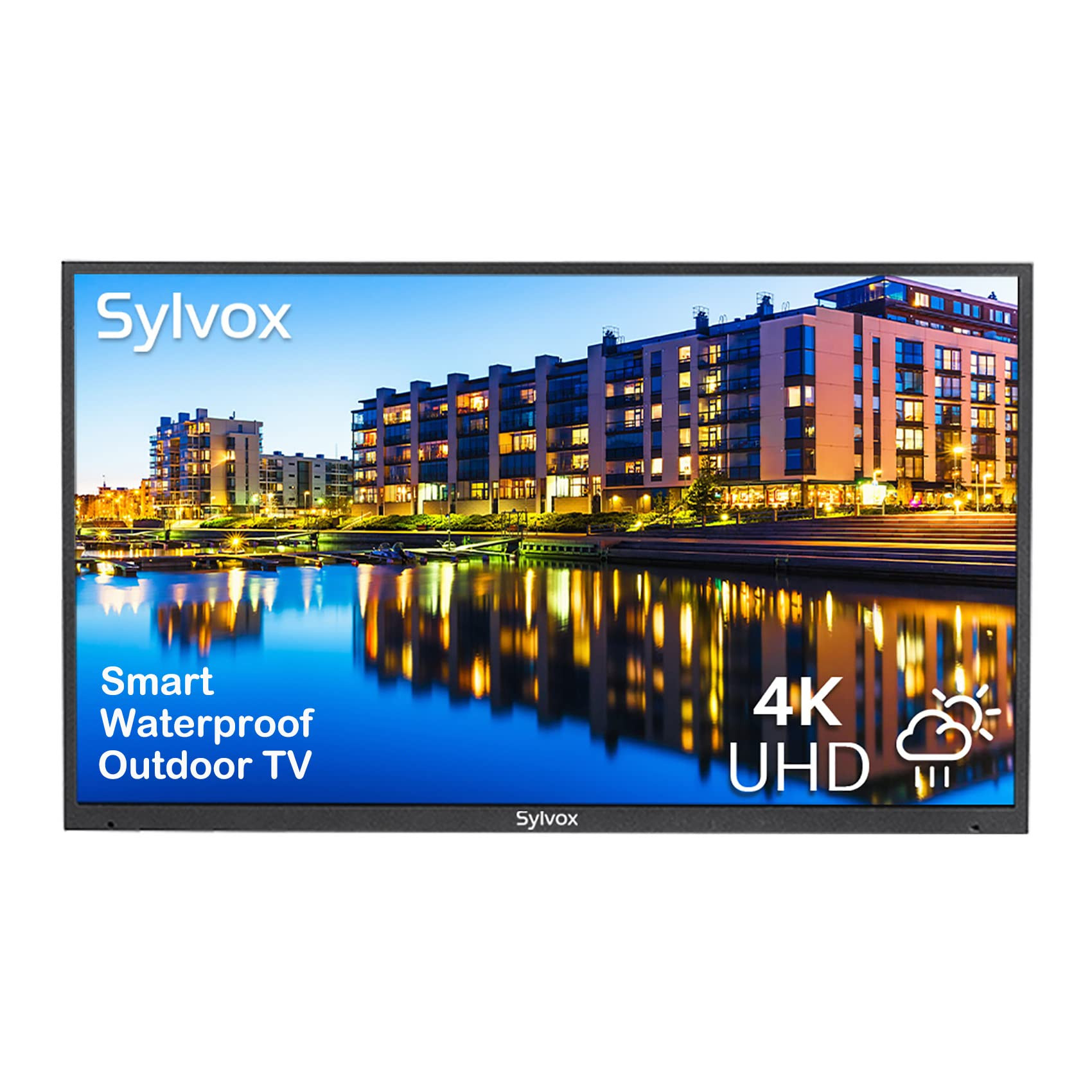 SYLVOX 55 Inch Outdoor TV, Waterproof 4K Smart TV, High Brightness,7x16(H) Commercial Grade, Supp... | Amazon (US)