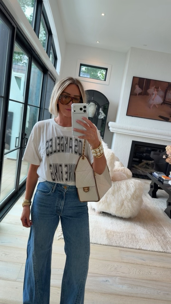 Most worn tee now comes in a NEW color option 😍😍😍 also best selling denim restocked at Nordstrom