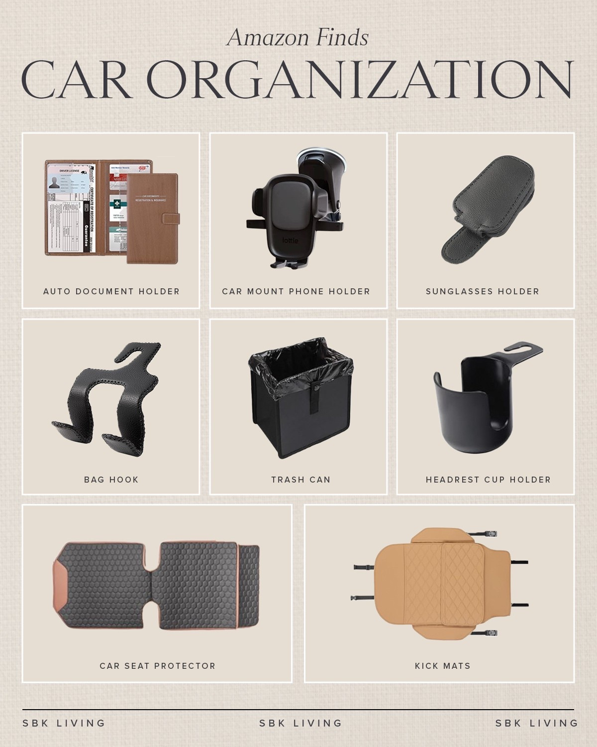 ORG \ car must-haves from Amazon!

Organziation 
Kids 
Toddler 

#LTKHome #LTKFindsUnder50 #LTKKids