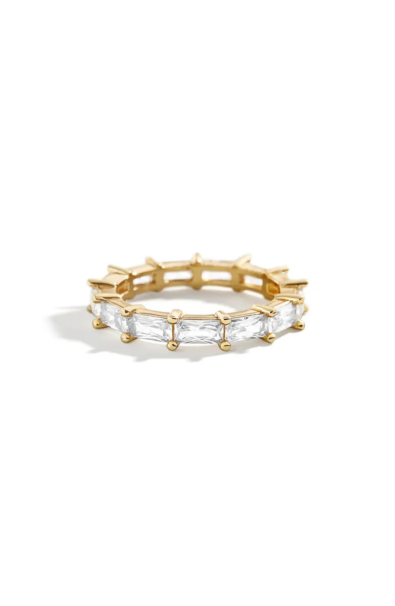 BaubleBar Amelia Cubic Zirconia Eternity Ring | Nordstrom | Nordstrom