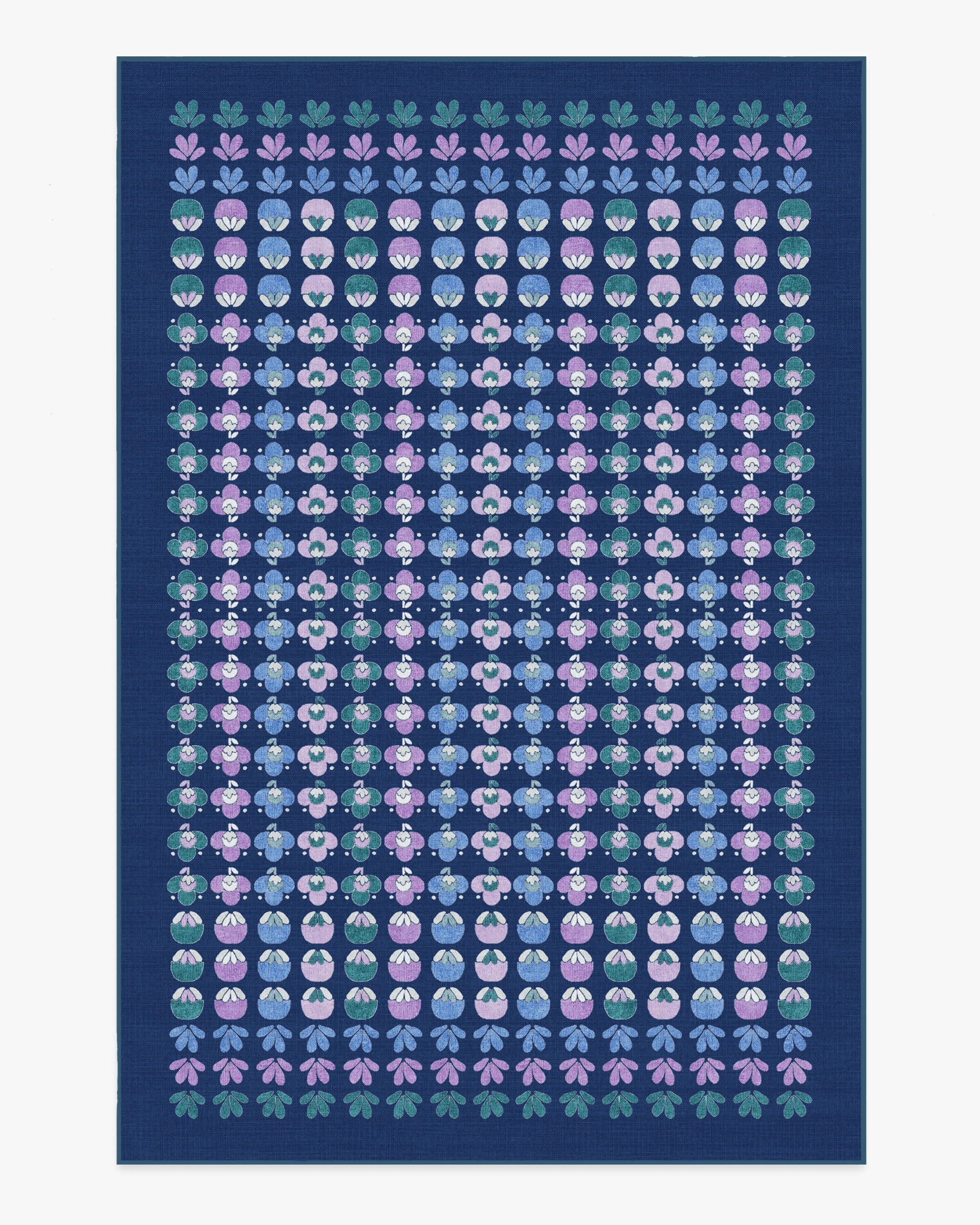 Ditzy Daisy Neutral Rug | Ruggable US | Ruggable