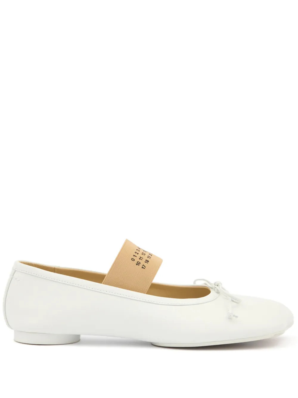 MM6 Maison Margiela Anatomic Ballerinas Shoes | White | FARFETCH TW | Farfetch (CN)