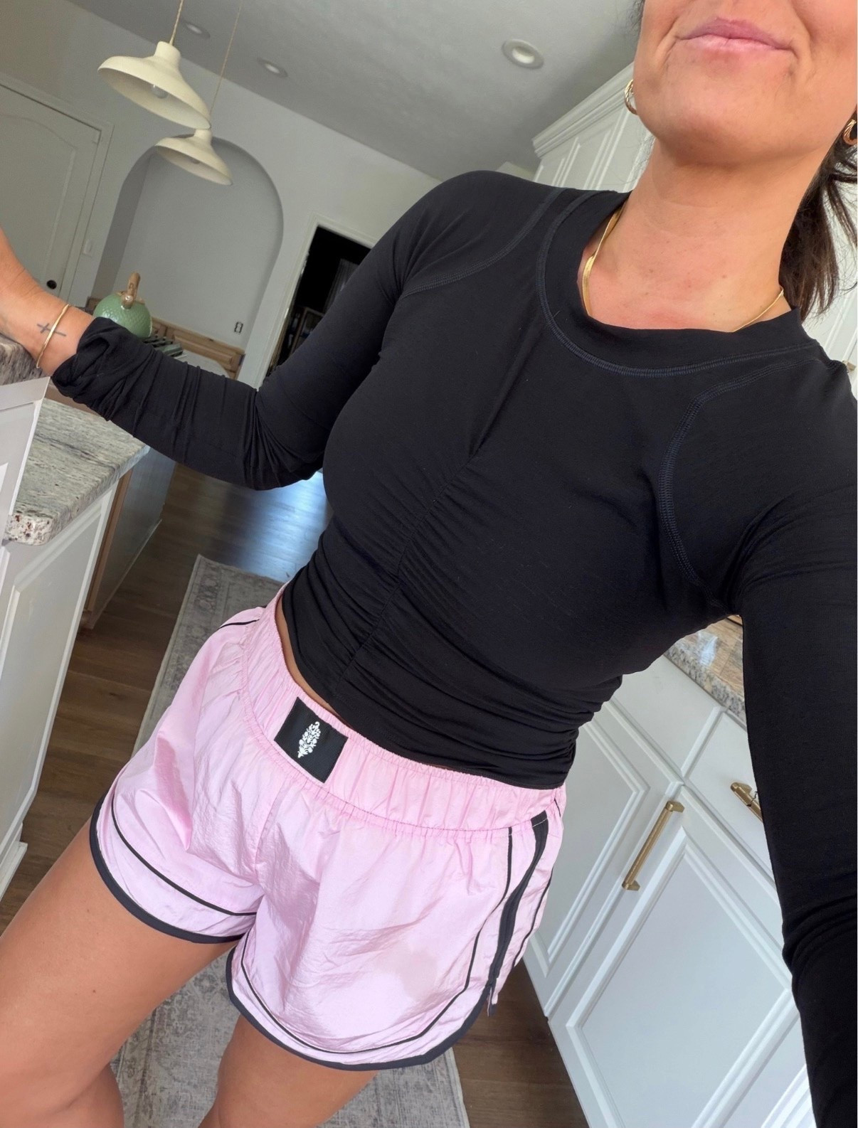 Living in these free people shorts 🌸🫰🏼

#LTKootd #LTKmomlife #LTKActive