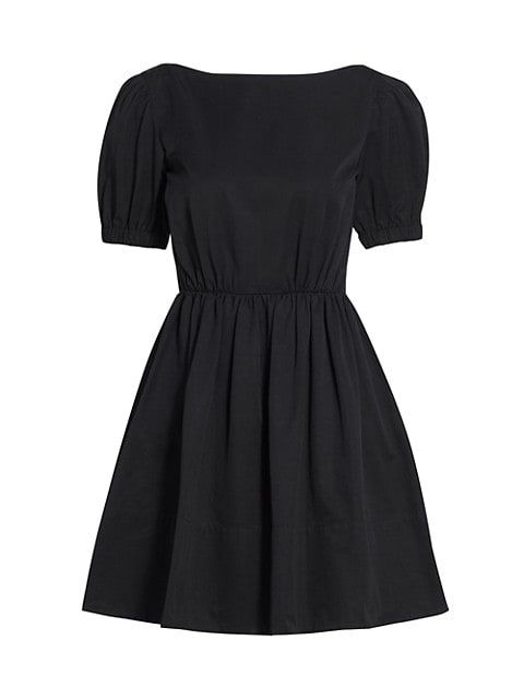 Alix Puff Sleeve Open Back Mini Dress | Saks Fifth Avenue