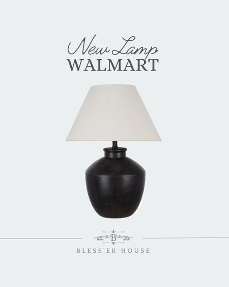 New black lamp from Walmart!

Black ceramic lamp, My Texas House, Empire lampshade, Walmart, home, decor, studio, McGee inspired

#LTKhome #LTKFind #LTKstyletip