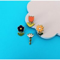 Mini Flower Enamel Pins, Cute Pin, Gifts, Board Fillers | Etsy (US)