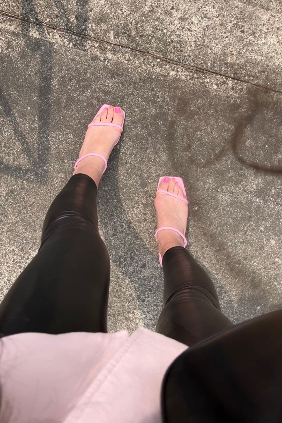 Spanx faux leather leggings 

#LTKFind #LTKSeasonal #LTKworkwear