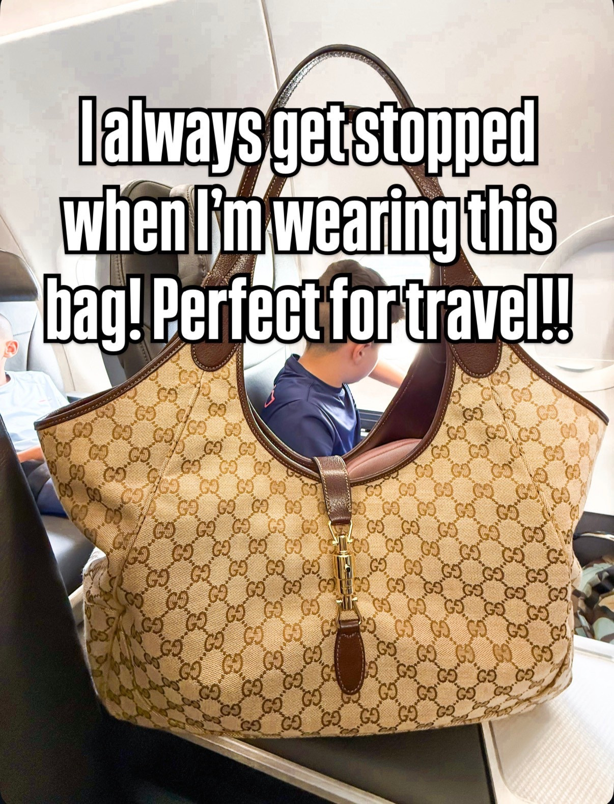 Gucci mercado tote in size large. The perfect travel bag. The perfect travel tote! Travel favorites. Travel necessities. Travel essentials.

#LTKTravel #LTKgrwm #LTKdayinmylife