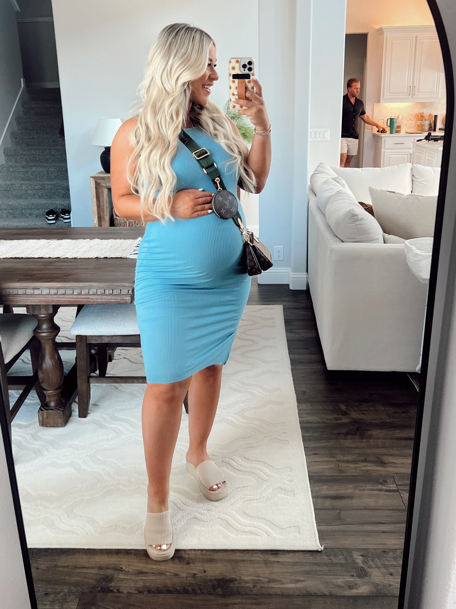 Large in dress for the bump! Shoes fit TTS

#LTKbump