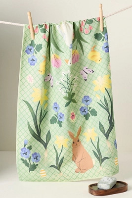 Easter Bunny Dish Towel | Anthropologie (US)