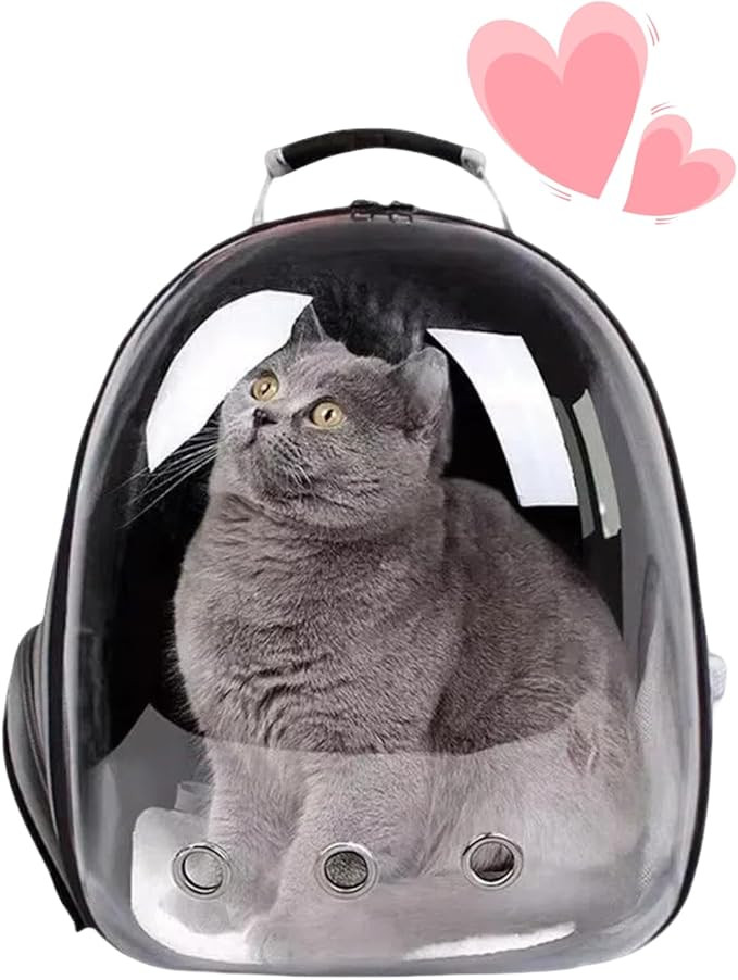 Cat Backpack Bubble, Cats and Dogs Pet Carrier Hard, Suitable for Cats Traveling Cat Bag Carrier,... | Amazon (US)
