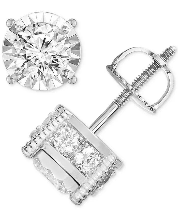 TruMiracle
          
        
  
      
          Diamond Stud Earrings (1-1/4 ct. t.w.) in 14k ... | Macy's