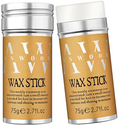 Hair Wax Stick, 2PCS - Wax Stick For Wigs & Edge Control, Easy Absorb, No White Chips & No-Greasy 2.7 Oz.(Pack of 2) | Amazon (UK)