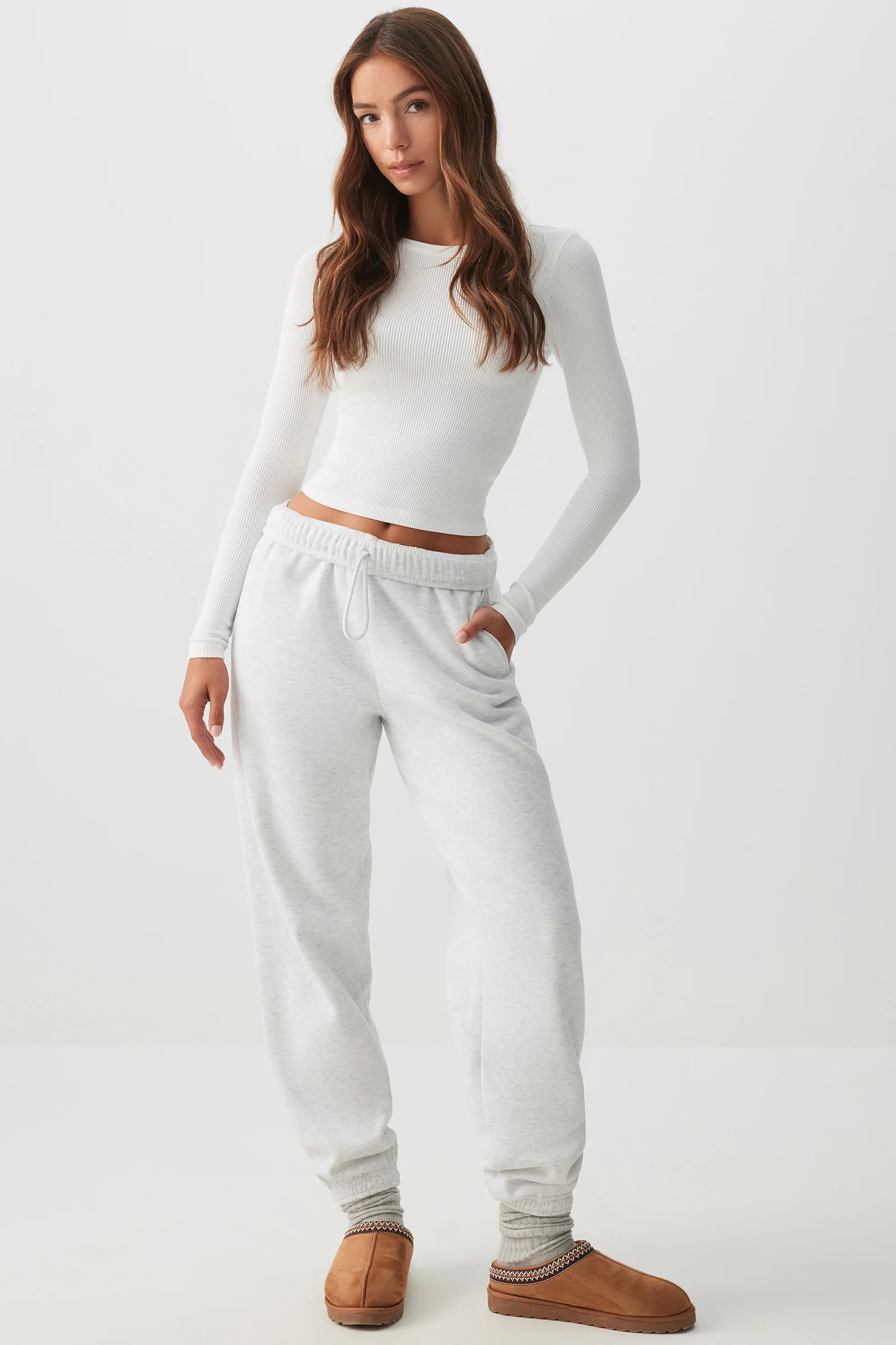 MADESOFT Fleece Baggy Sweatpants | Ardene