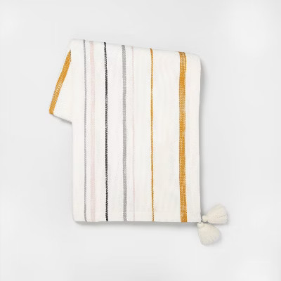 Throw Blanket Multi Stripe - Hearth & Hand™ with Magnolia | Target