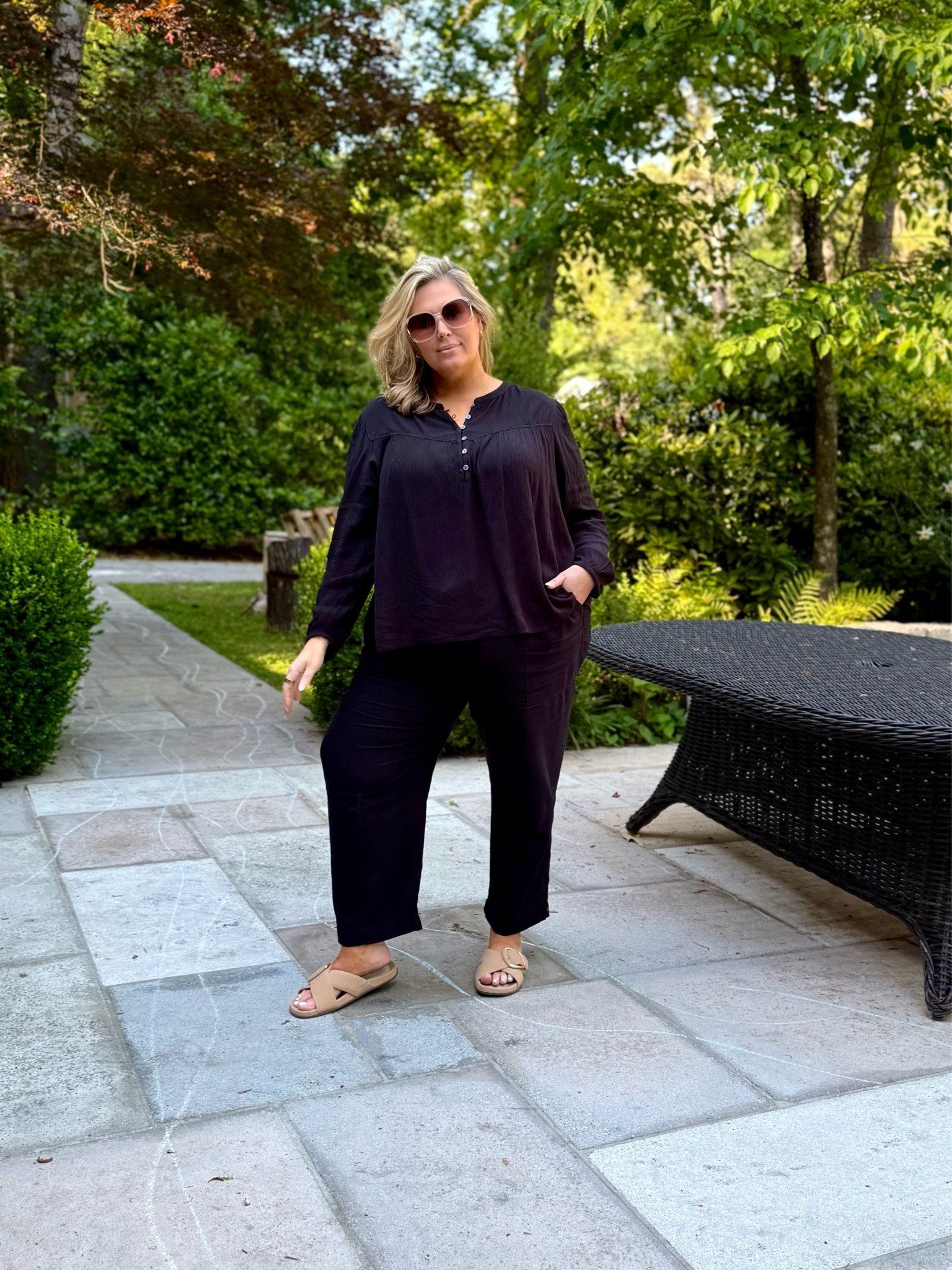 Loved this affordable outfit and don’t wanna take it off! Size up in the pants! I’m in the 22! The top is a 2x!

#LTKmomlife #LTKootd #LTKOver40