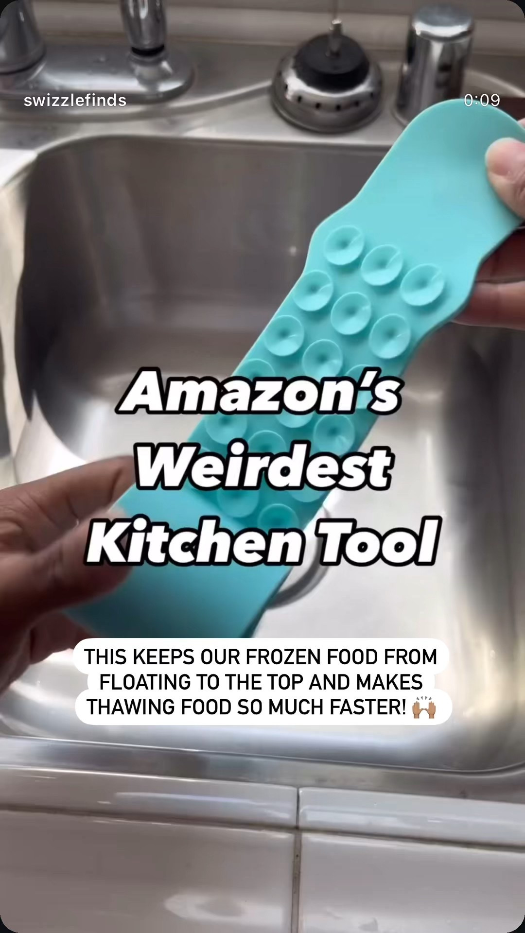 Keep your food submerged in water for faster and more even thawing! This is the best!!! We love this thing! 

#LTKHome #LTKFamily