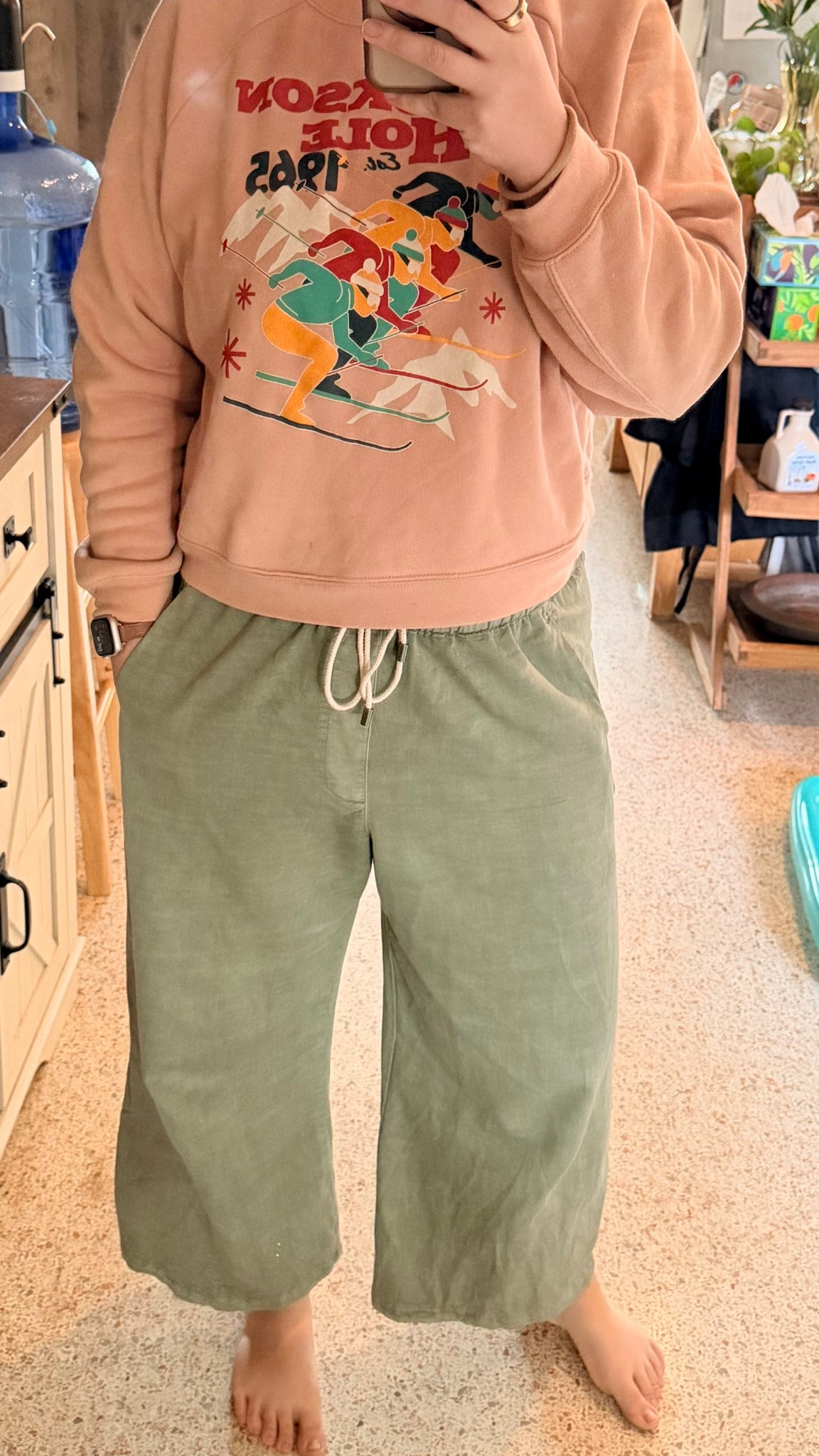 These are the most comfortable pants. They’re lightweight stretchy have pockets! everyday wear ￼

#LTKgrwm #LTKMidsize #LTKmomlife