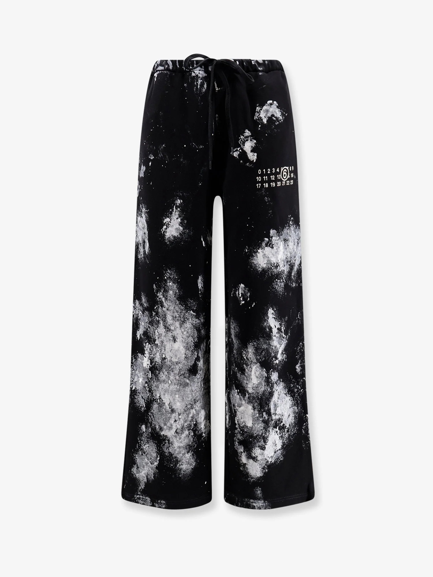 Cotton Jogging Trousers with Numeric Signature embroidery - MM6 MAISON MARGIELA - gender_Woman | Nugnes 1920