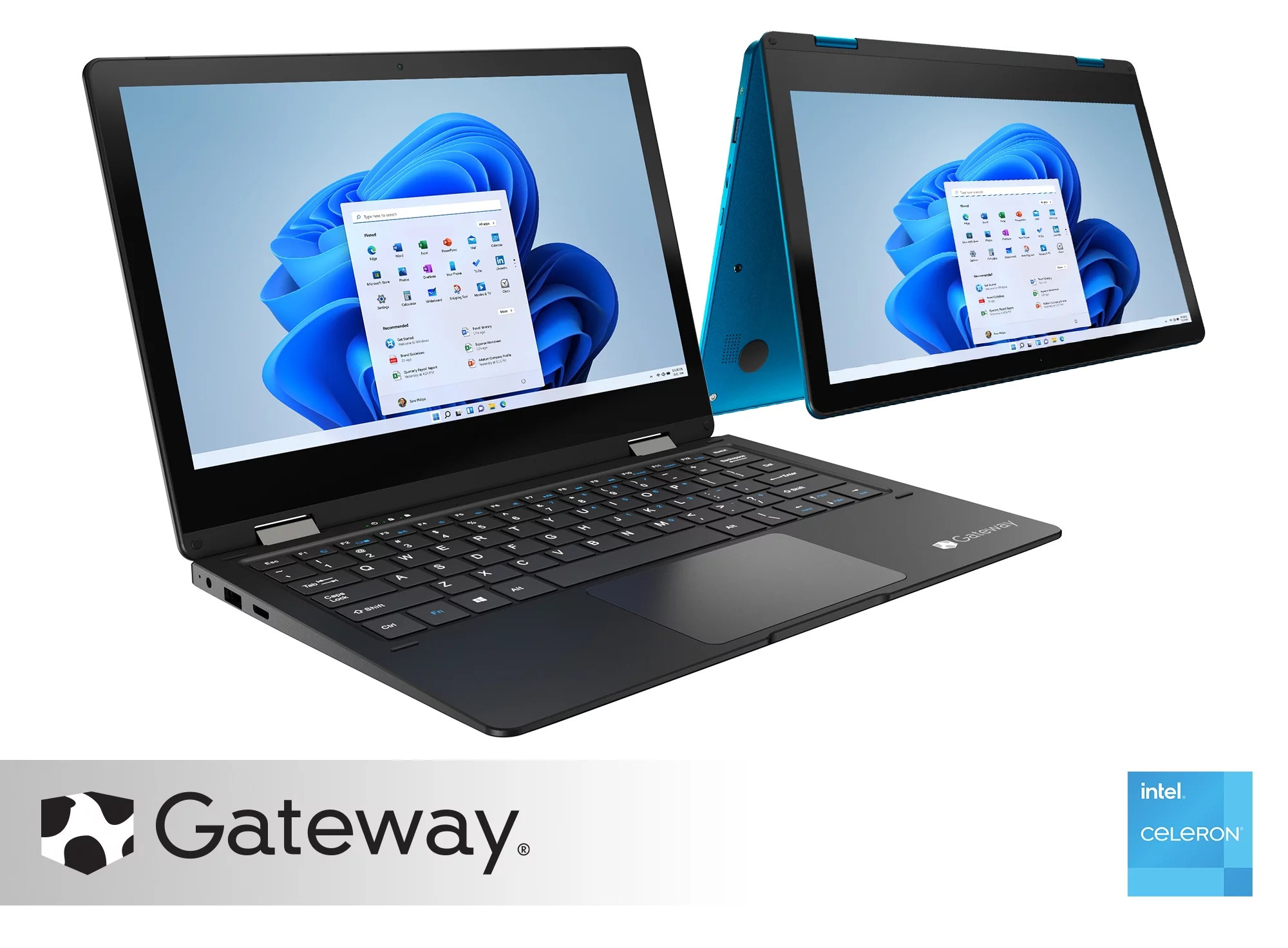 Gateway Notebook 11.6" Touchscreen 2-in-1s Laptop, Intel Celeron N4020, 4GB RAM, 64GB HD, Windows... | Walmart (US)