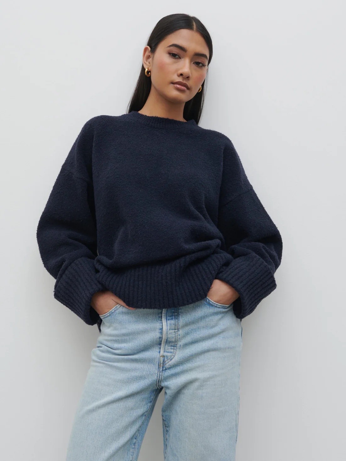 Camille Oversized Borg Jumper | Pretty Lavish (UK)