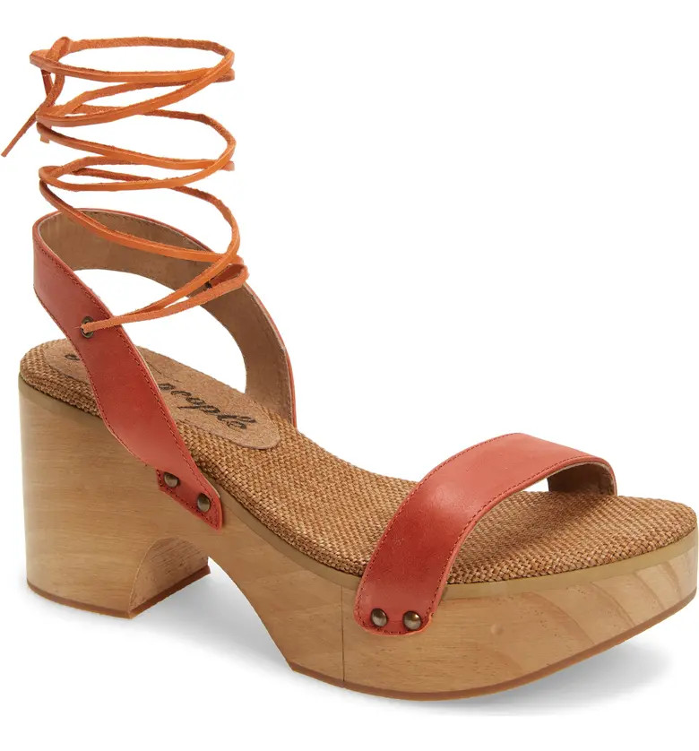 Aurora Wrap Tie Clog Sandal | Nordstrom Rack