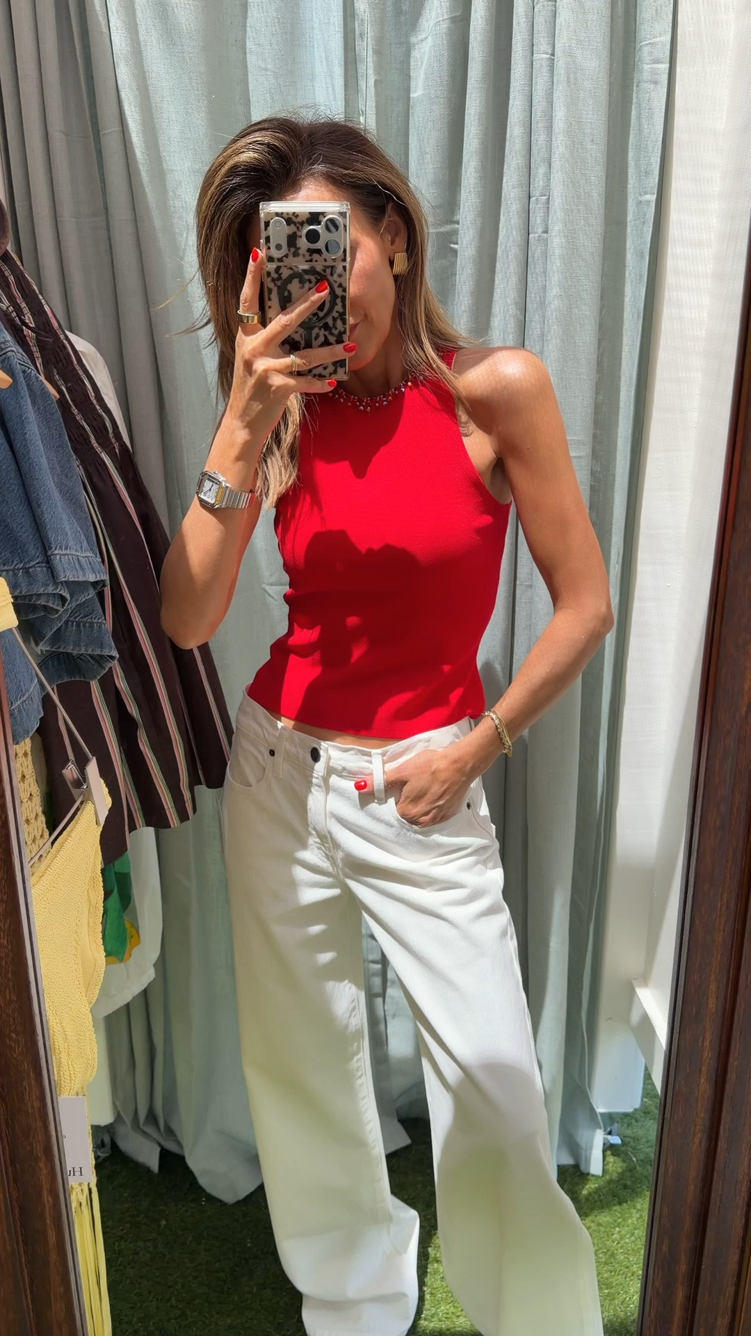 Wearing a small on top and jeans are a baggy feel, wearing a 26 for this fit but could definitely size down to a 25 for a more fitted silhouette

#LTKgrwm #LTKSeasonal #LTKOver40