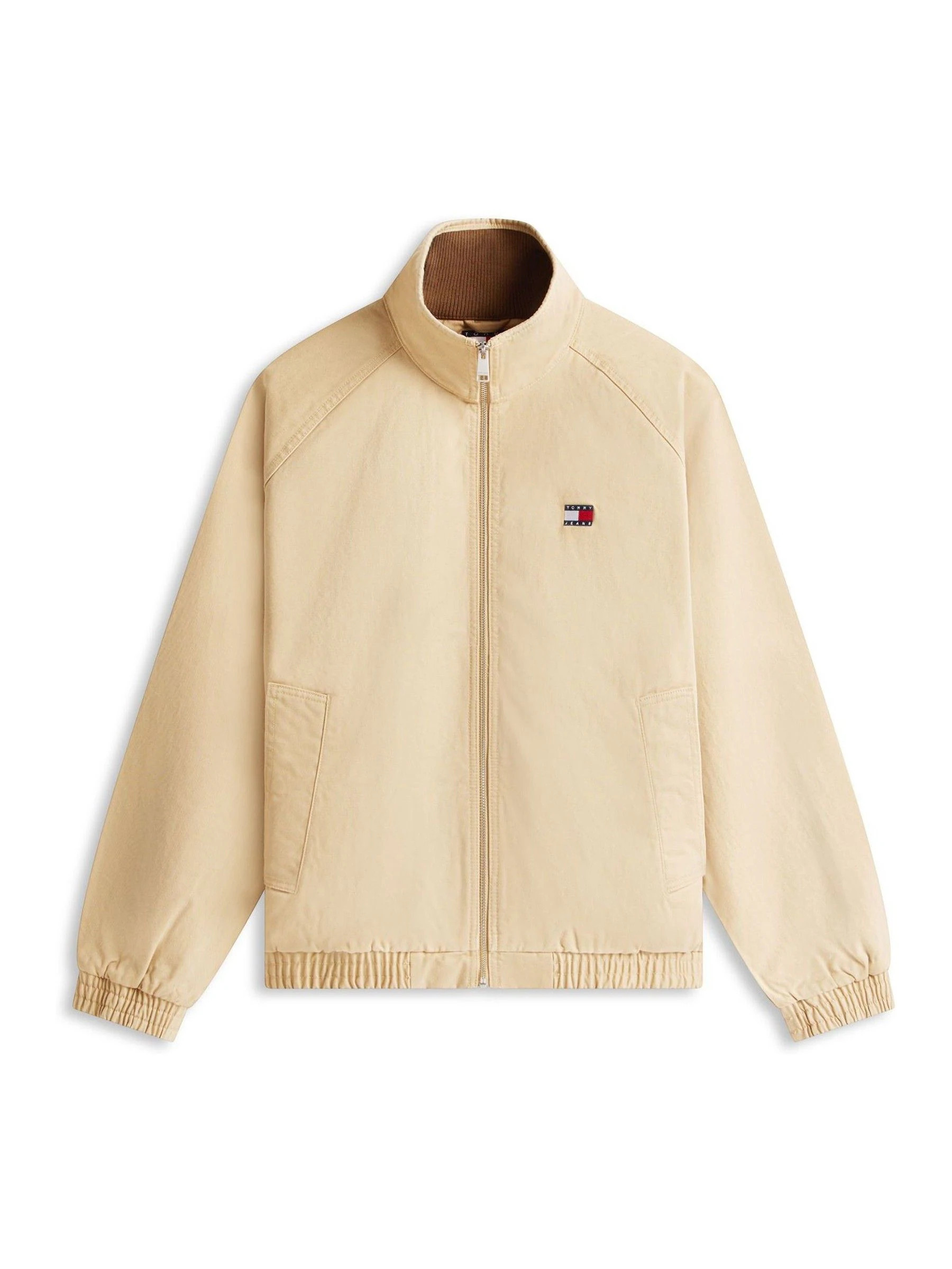 Tommy Jeans Tommy Jeans Gold Twill Zip-Thru Jacket | Next US
