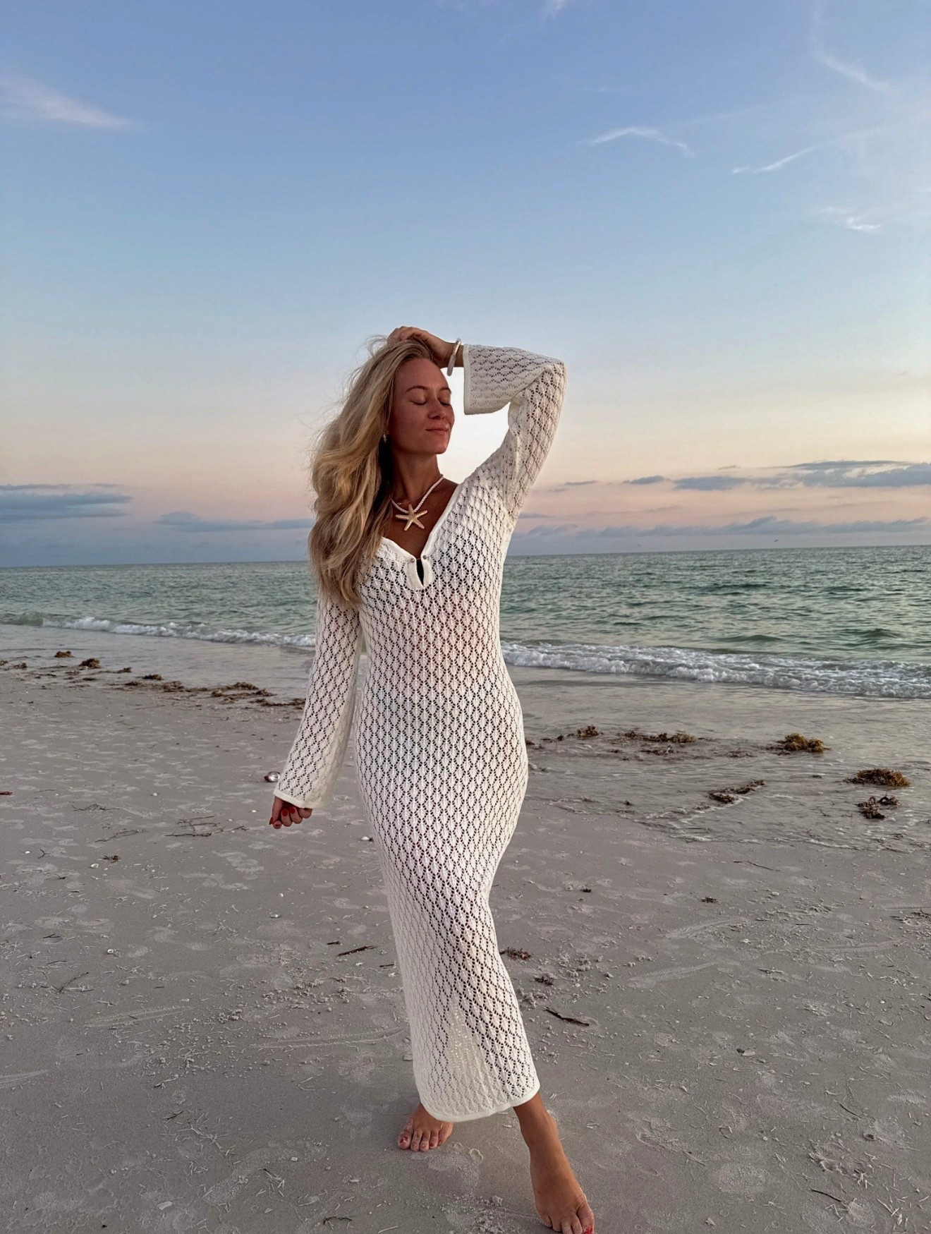 Crochet swim coverup with starfish necklace - wearing size small in this Amazon coverup!

shell jewelry, shell necklace, beach outfits, beach coverup, amazon finds

#LTKSwim #LTKSeasonal