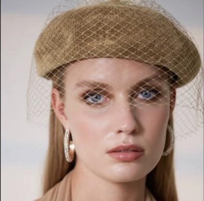 Netted Beret’ Camel Color- NWT! A Beautiful Statement Piece!  | eBay | eBay US