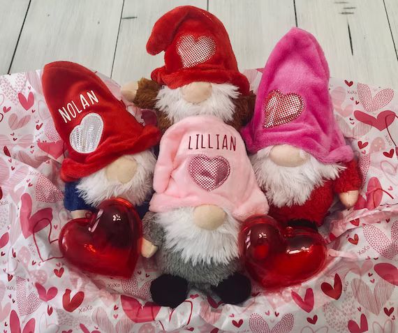 Personalized Gnomes for Valentines Valentines Day Gnomes | Etsy | Etsy (US)