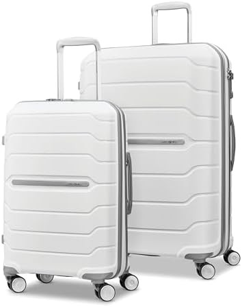 Samsonite Freeform 2-Piece Luggage Set - Carry-On & Large Checked Luggage with Dual Spinner Wheel... | Amazon (US)