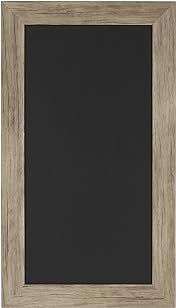 DesignOvation Beatrice Framed Magnetic Chalkboard, 13x23, Rustic Brown | Amazon (US)
