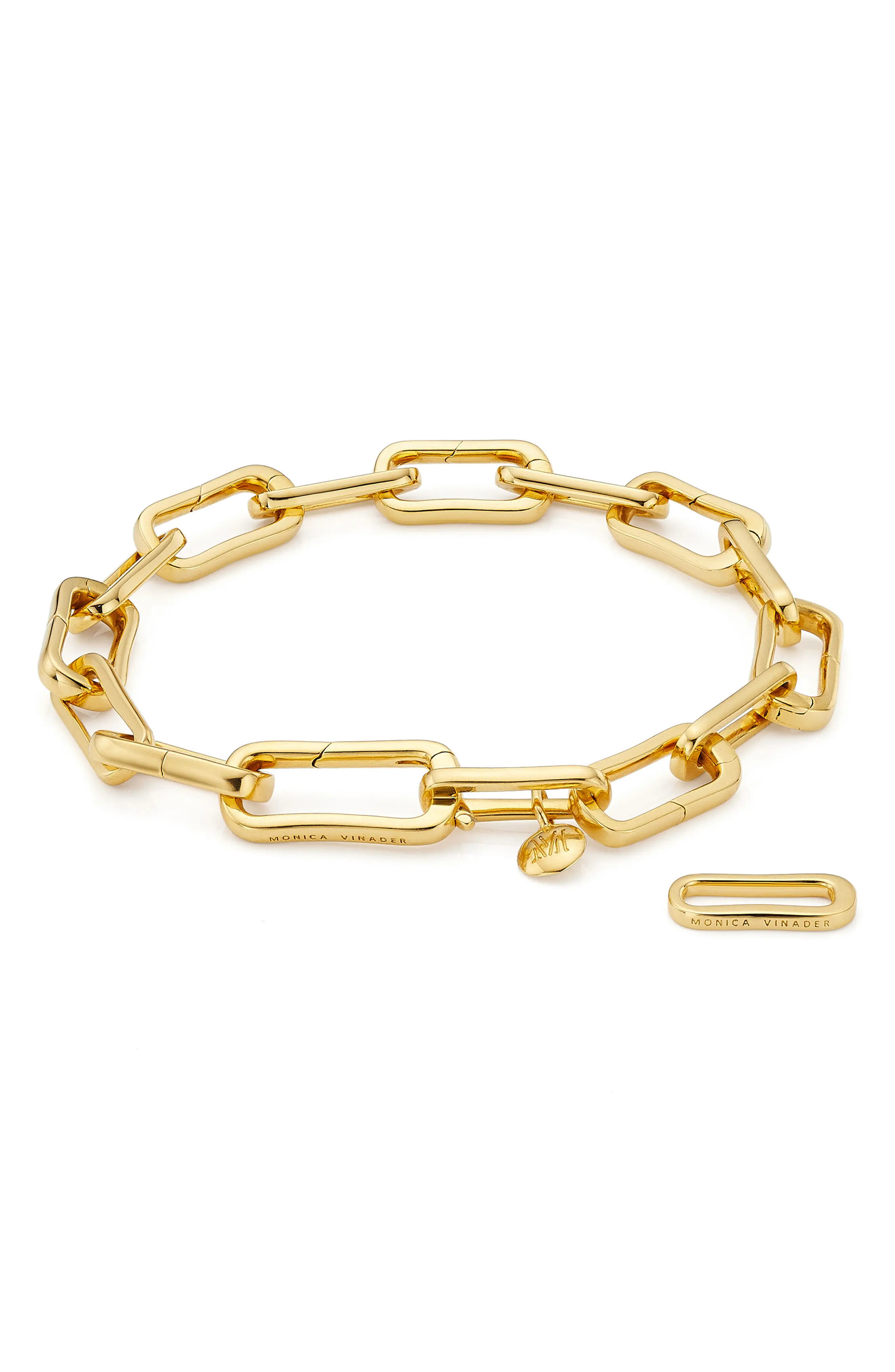 Women's Monica Vinader Alta Capture Link Chain Bracelet | Nordstrom
