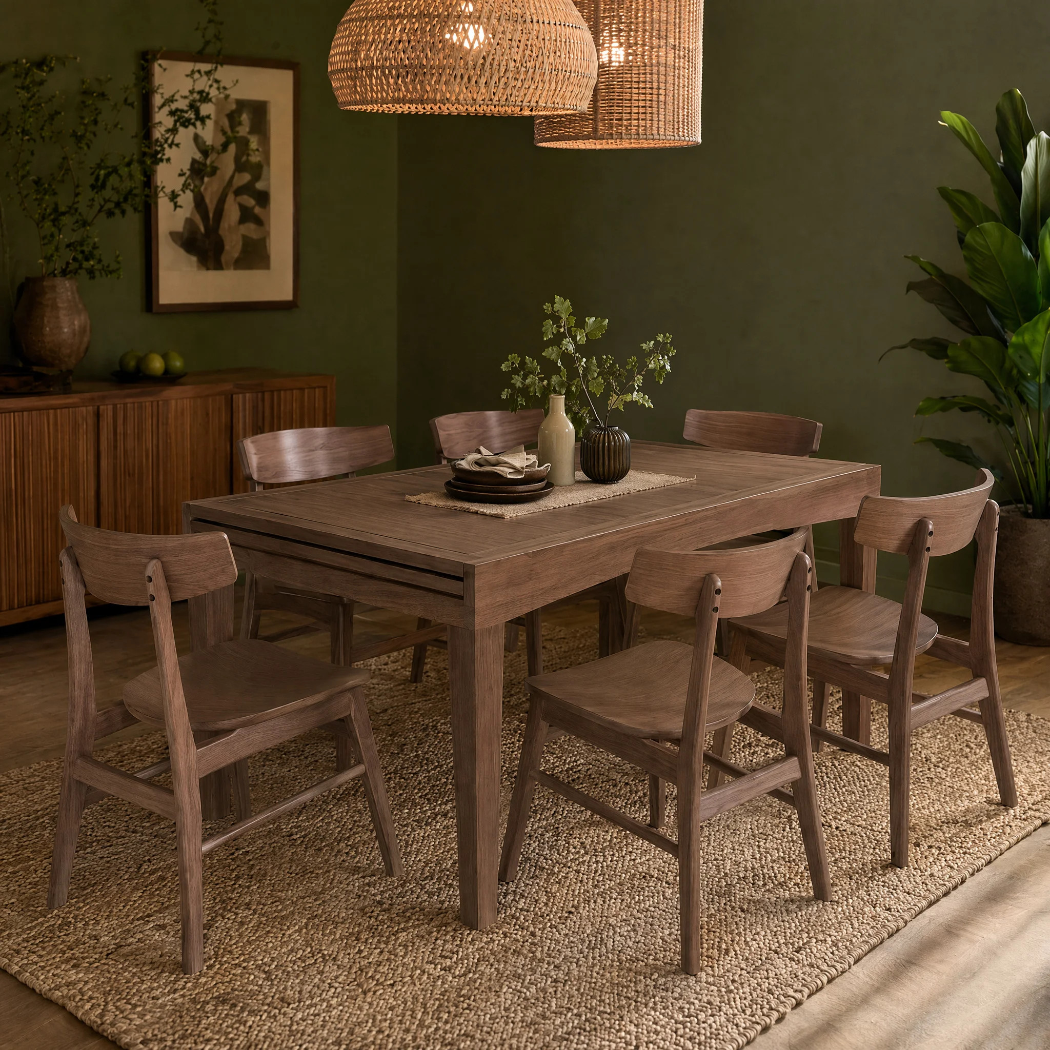 Klingbeil Everett Scandinavian 5-Piece Extendable Dining Set | Wayfair North America