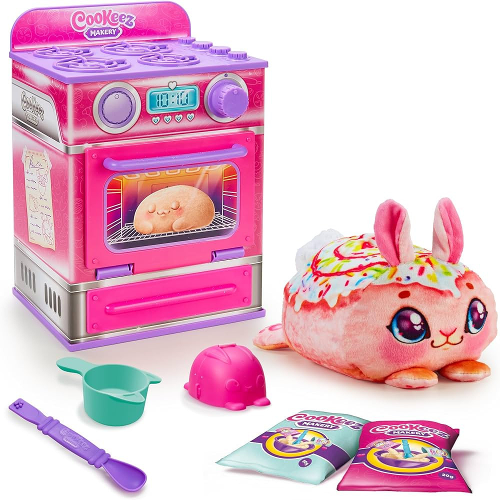 COOKEEZ MAKERY Cinnamon Treatz Oven. Mix & Make a Plush Best Friend! Place Your Dough in The Oven... | Amazon (US)