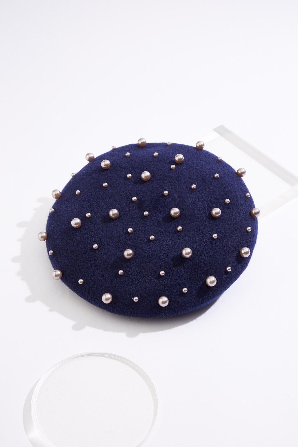 Pearl Embellished Beret Hat | Cato Fashions