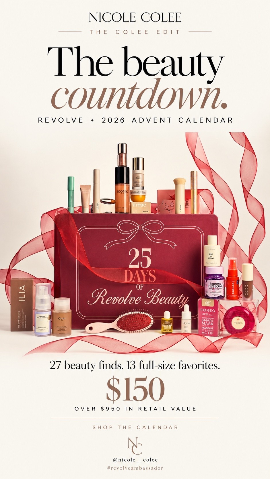 For the beauty lover on your list. And yes, you count. 😉🎁

The 2026 REVOLVE Beauty Advent Calendar includes 27 beauty finds, with 13 full-size products and over $950 in retail value—all for $150.

A little holiday gifting, a little self-gifting… I support both. Shop the calendar below. 🤍

@revolve #revolveambassador #BeautyAdventCalendar #HolidayGiftIdeas