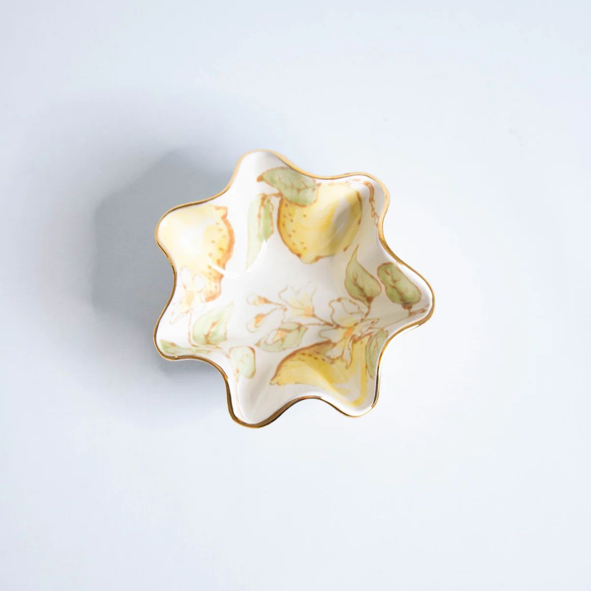 Adorn Limone Chinoiserie Wavy Bowl | Susan Gordon Pottery