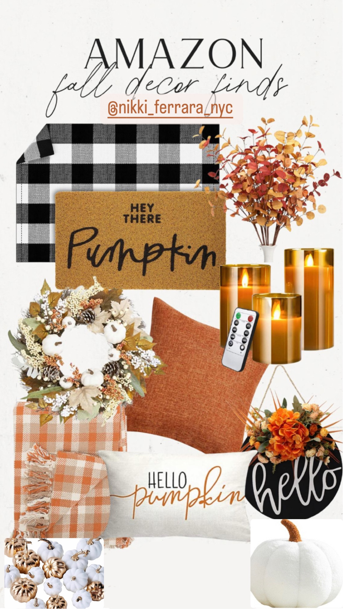 AMAZON FALL HOME DECOR 🍂🍁🎃 Amazon must haves, Amazon fall, home decor, pumpkins, plush pumpkin, pumpkin pillow, fall door mat, electric candle, fall pillow, plaid pillow, plaid blanket, fall blanket, fall tree, fall leaves, fall plant 

#LTKSeasonal #LTKhome #LTKHalloween
