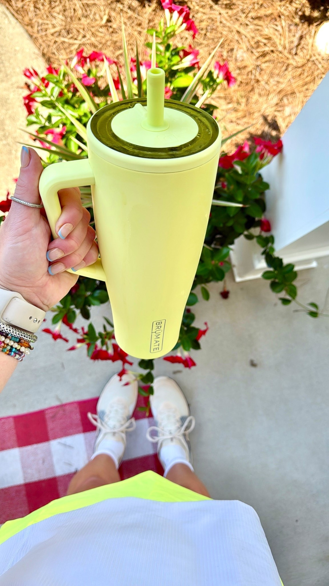 Brumate tumbler, tennis skirt, tennis shoes 

#LTKActive #LTKFindsUnder50 #LTKSummerEdit
