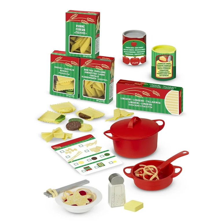 Melissa & Doug Prepare & Serve Pasta Play Food Set | Walmart (US)