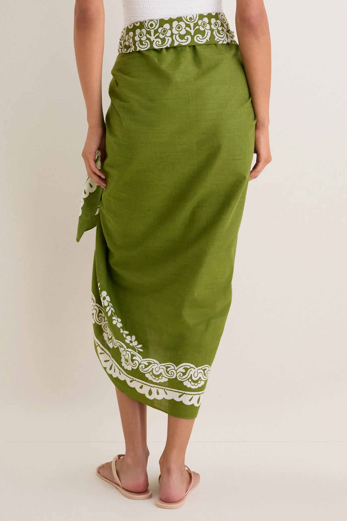 Kiwi Poolside Punch Cotton Pareo | Tuckernuck (US)