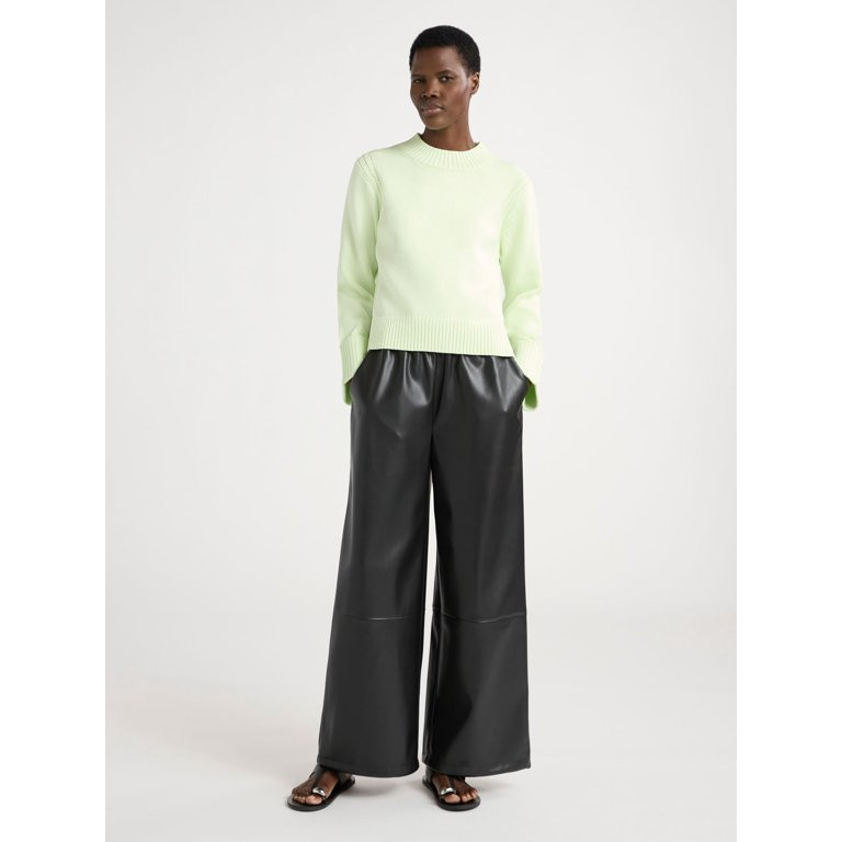 Scoop Women's and Women's Plus Cuffed Sweater, Lightweight, Sizes XS-4X | Walmart (US)