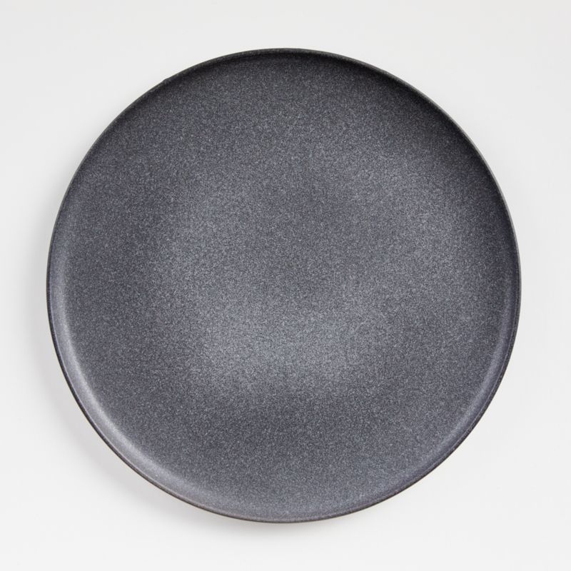 Wren Matte Dark Grey Dinner Plate + Reviews | Crate & Barrel | Crate & Barrel