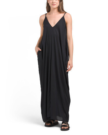 Spaghetti Straps Maxi Dress For Women, Rayon | TJ Maxx