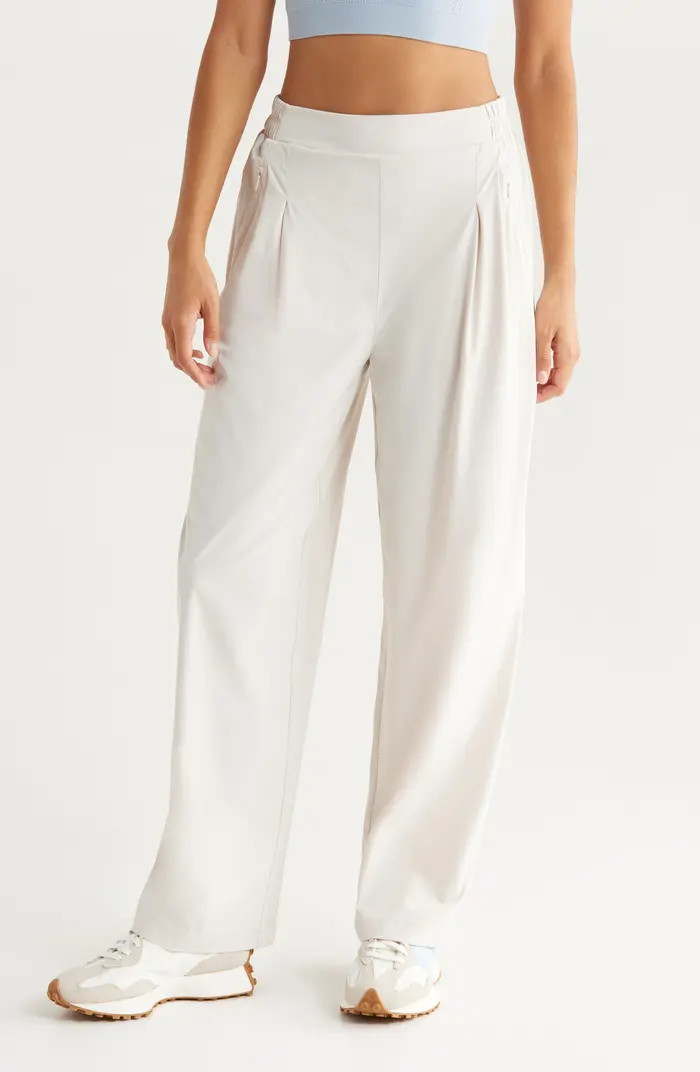 Zella Atlas High Waist Straight Leg Pants | Nordstrom | Nordstrom