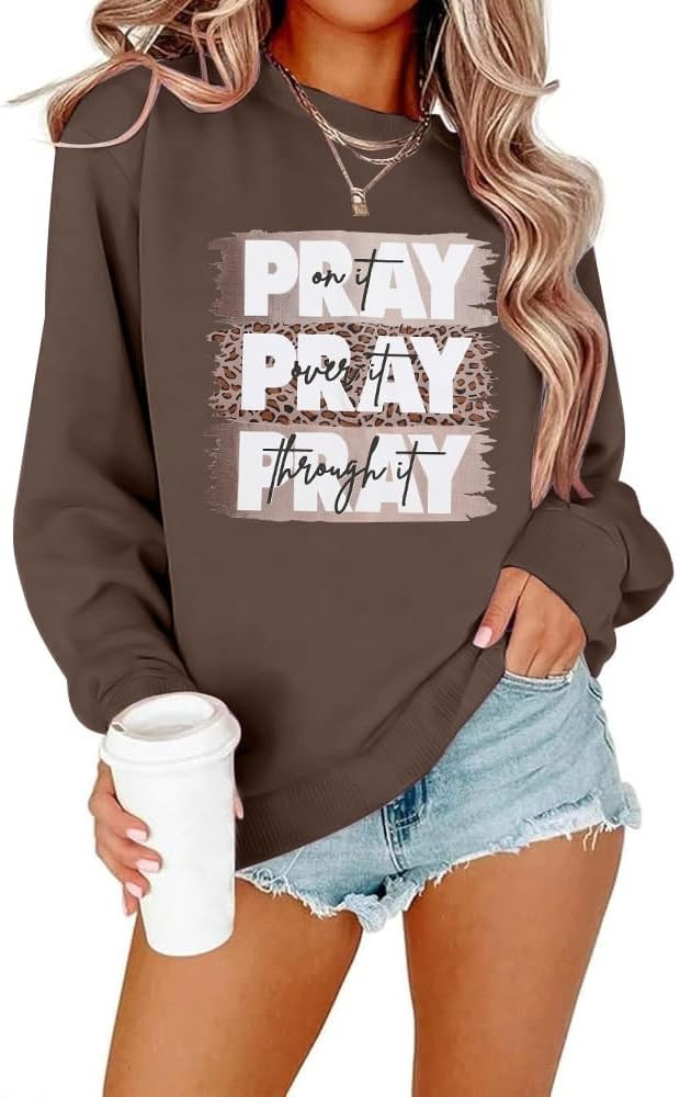 SFHFY Christian Sweatshirt Women: Jesus Sweatshirts Religious Faith Shirt Inspirational Bible Ver... | Amazon (US)