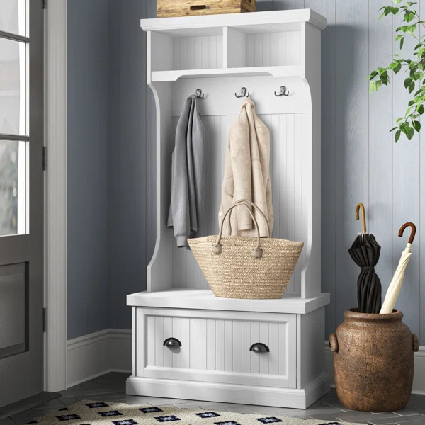 Crinole 31.5'' Wide Hall Tree with Bench | Wayfair North America