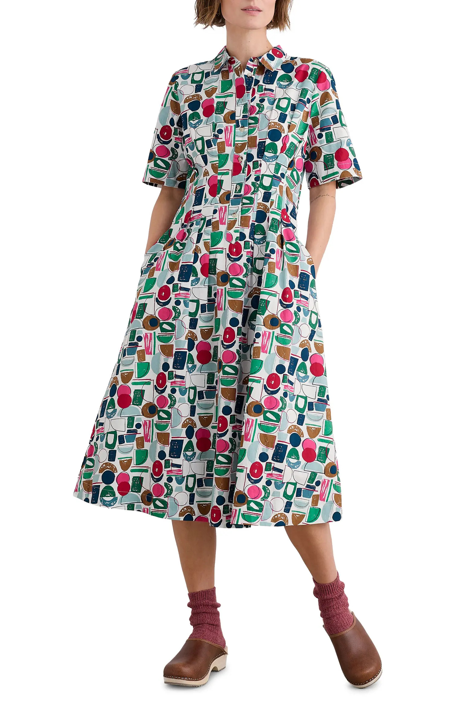 Wild Liquorice Organic Cotton Shirtdress | Nordstrom